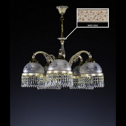 Люстра Art Glass CASSANDRA V. WHITE GOLD CE
