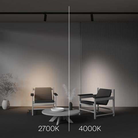 Трековый светильник Maytoni Technical Trinity  2700K Focus Zoom TR198-3-20W2.7K-Z-B