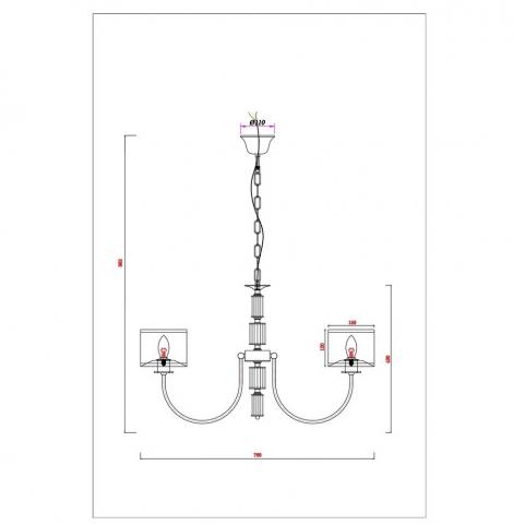 Светильник подвесной Arte Lamp Attore A4092LM-5CC