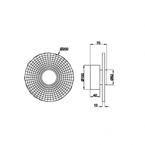 Бра Arte Lamp Bevel A1611AP-5PB