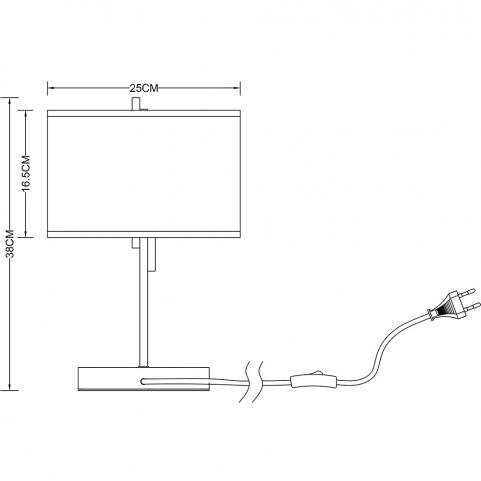 Настольный светильник Arte Lamp Julietta A5037LT-2CC