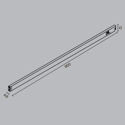 Трековый светильник Maytoni Technical Levity 2700К Basis TR190-1-15W2.7K-B