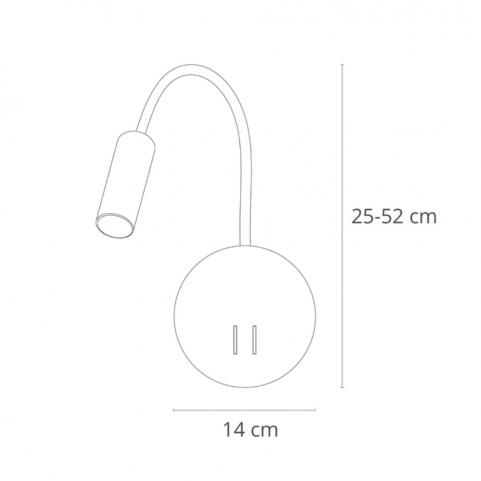 Бра Arte Lamp Electra   A8231AP-1BK