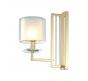 Бра Crystal Lux NICOLAS AP1 GOLD/WHITE