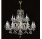 Люстра Art Glass ANDREA XVIII. FULL CUT ST NICKEL CE