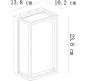 Настенный уличный светильник Arte Lamp Marfik A2322AL-1BR
