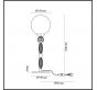 Настольный светильник Odeon Light Palle 5405/1T