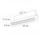 Трековый светильник Arte Lamp Flash 3000K  A4573PL-1BK