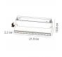 Магнитный трековый светильник Arte Lamp Linea 4000К диммирование A4686PL-1BK