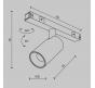 Трековый светильник Maytoni Technical Basity  Focus Led TR176-1-5WTW-M-B