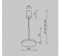 Подвесной светильник Maytoni Technical Plato P076PL-L12W3K-W