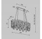 Люстра Modelux  ML.6621.12 CR