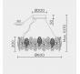 Люстра Modelux  ML.9529.600 GD