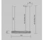 Люстра Maytoni Frostum MOD439PL-L20BSK