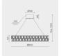 Люстра Modelux ML.335  3000-6000K ML.335.800 CR
