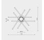 Потолочный светильник Modelight MDL.9374 3000-6000K с пультом MDL.9374.600CL BK