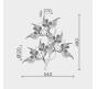 Бра Modelux ML.6808   ML.6808.450P CR